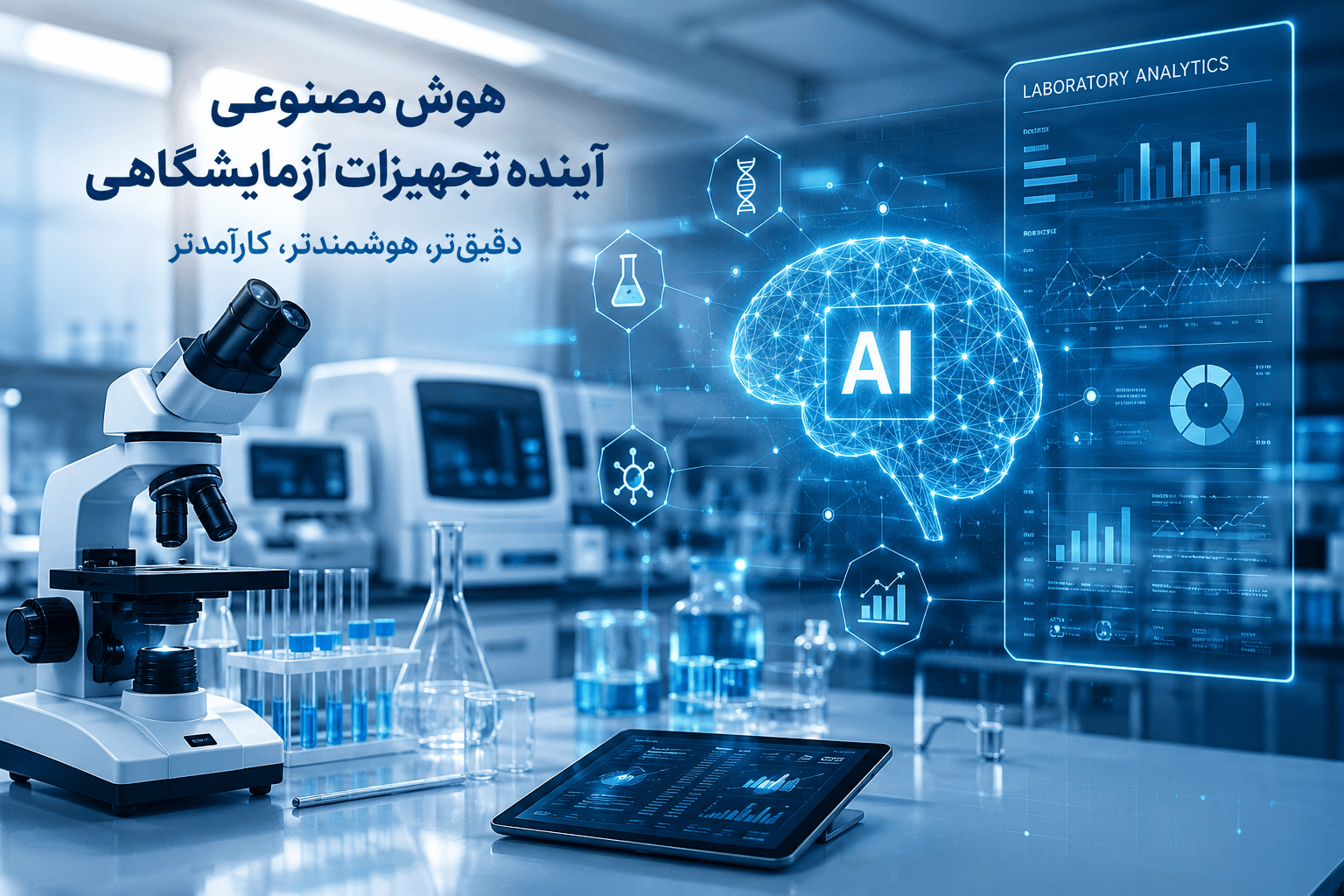 آزمایشگاه و هوش مصنوعی