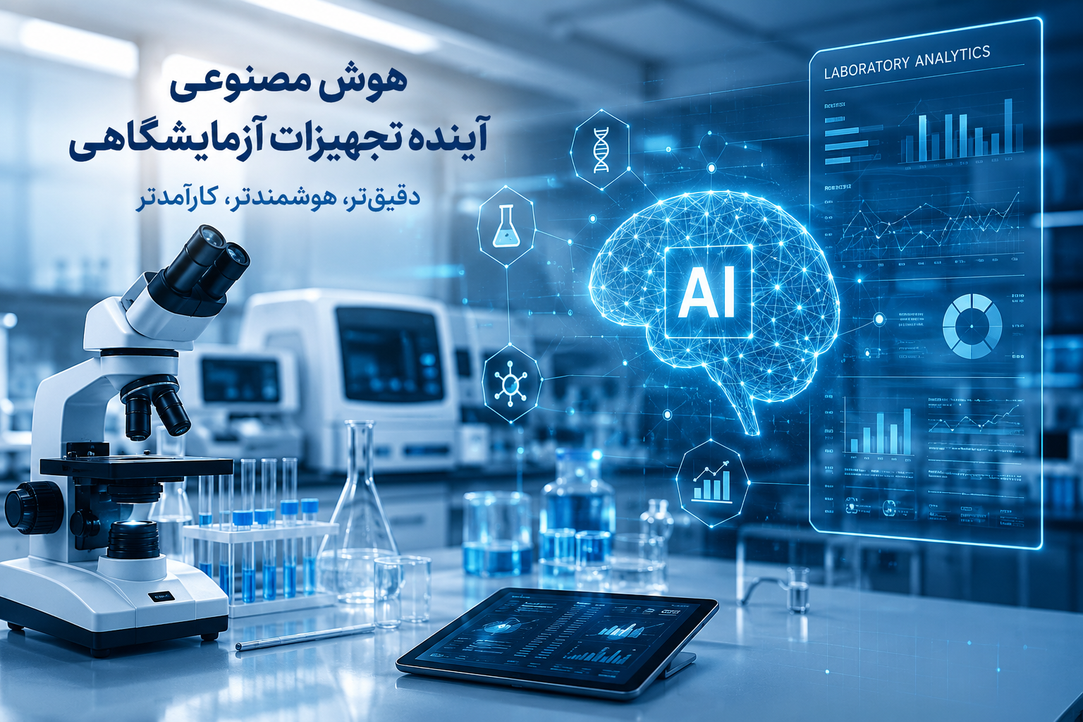 آزمایشگاه و هوش مصنوعی
