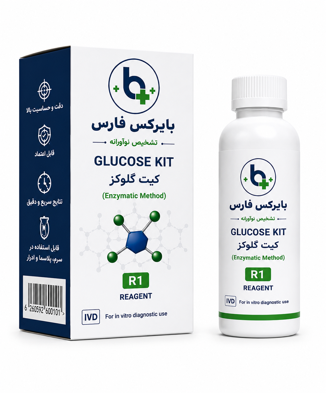 کیت گلوکز 500 سی سی بایرکس