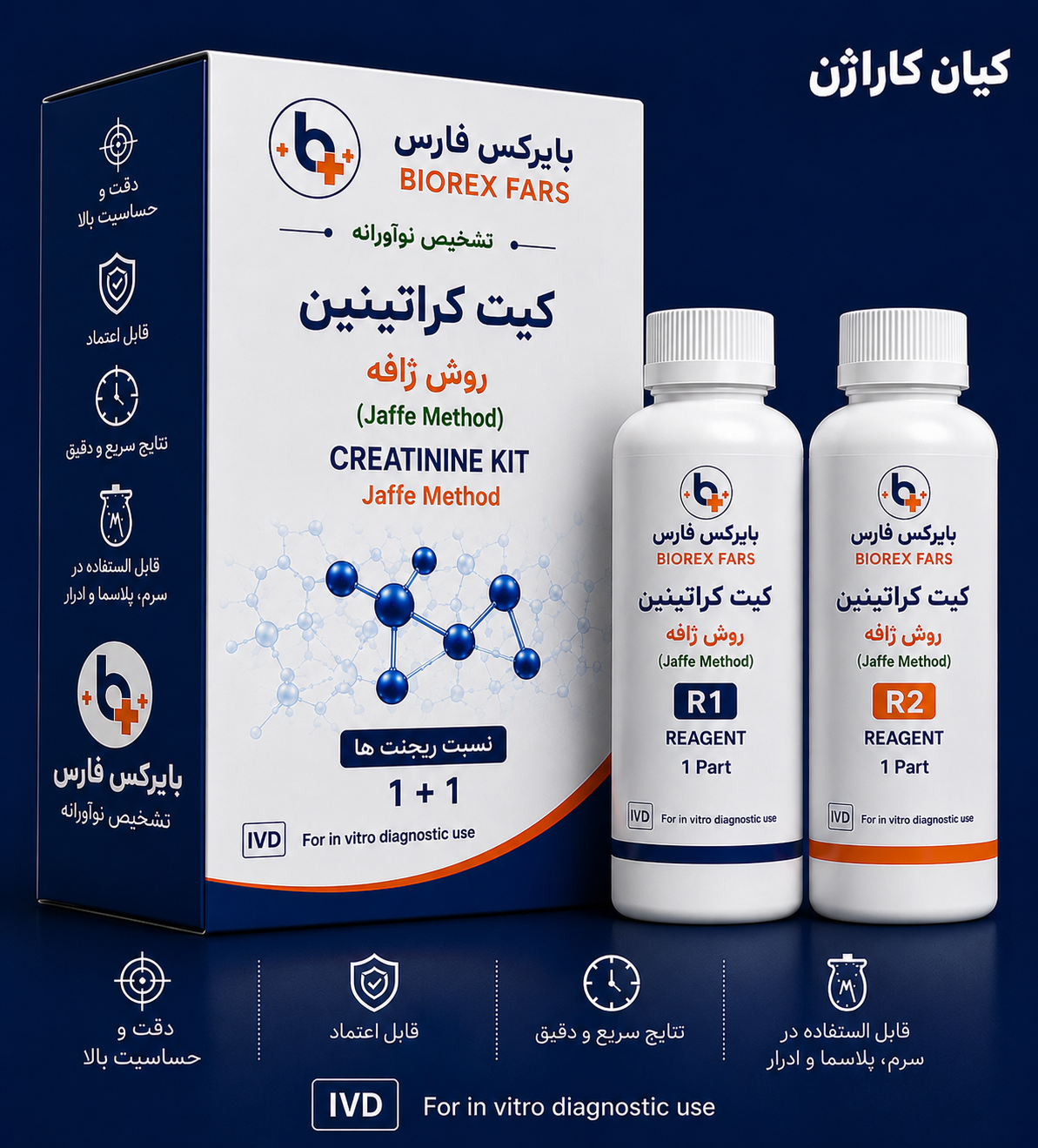 کیت کراتینین ژافه بایرکس