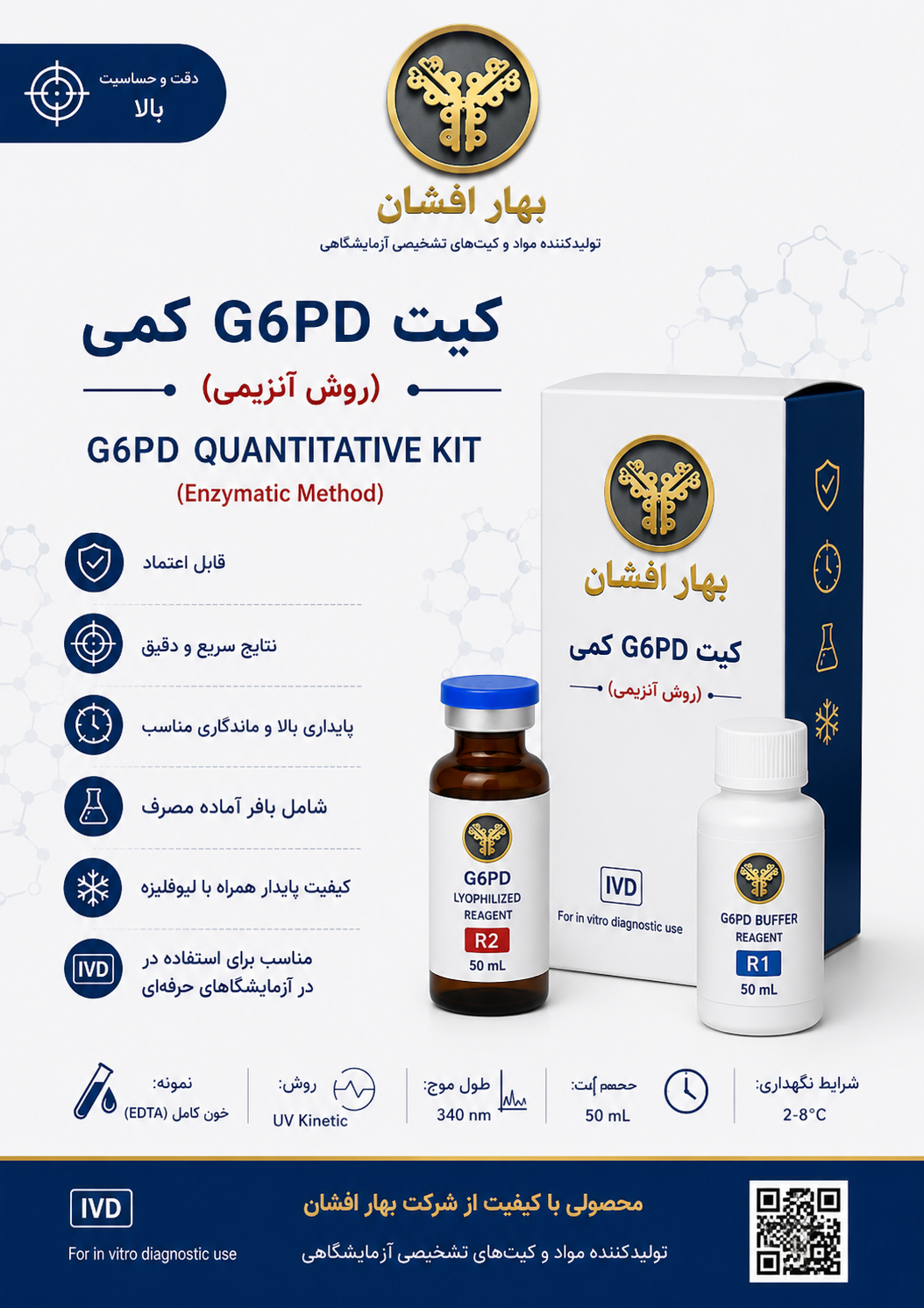 کیت اندازه گیری گلوکز 6 فسفات دهیدروژناز